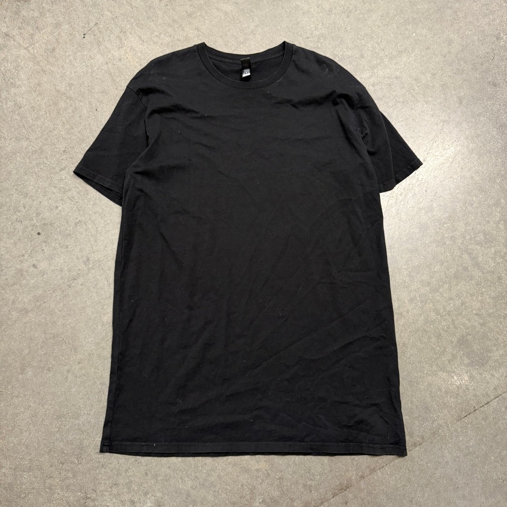 AS Colour Tall Tee Mens XL Black Short Sleeve Cotton Crewneck T-Shirt 5013